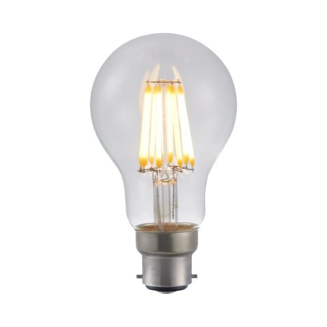 LED filamentlamp warmwit glas met bajonetfitting