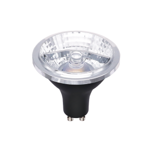 AR70 GU10 LED spot 6W warmwit dimbaar met zwarte behuizing