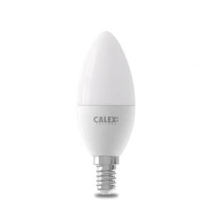 Calex E14 kaarslamp 2,8W warmwit opaal glas