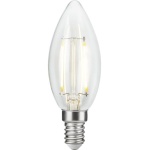 LED kaarslamp E14 helder glas warmwit licht dimbaar