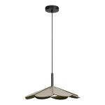 Groene dimbare hanglamp 9W 2700K met bloemvormige metalen kap Lucide