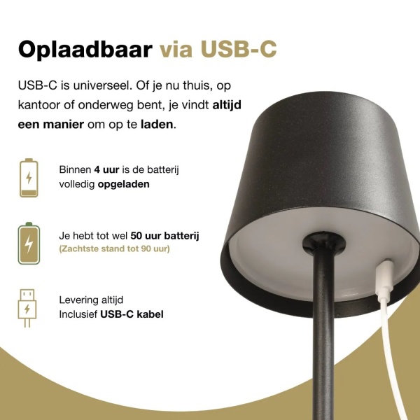 4052231508462_usp_011 Oplaadbare gouden tafellamp met USB-C aansluiting en dimbare lichtkleur