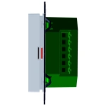 LED tastdimmer inbouw 0-250W RLC zwart-groen kunststof behuizing EcoDim