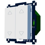 LED duo tastdimmer inbouw wit 2x 0-200W RLC EcoDim