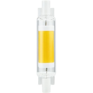 LED R7S buislamp 4W warmwit 78mm dimbaar glasafwerking