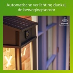 Wandlamp Solar met Sensor Modern Rechthoek Zwart GERI - Philips - Afbeelding 6