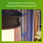 Wandlamp Solar met Sensor Modern Rond Zwart JUDA - Philips - Afbeelding 6